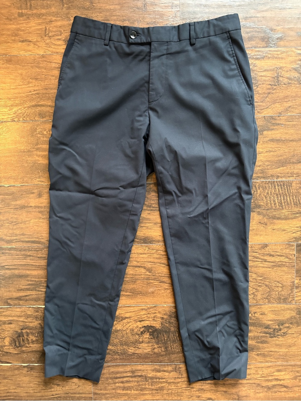 Fabiani Men's Black Tech Twill Chino Trouser